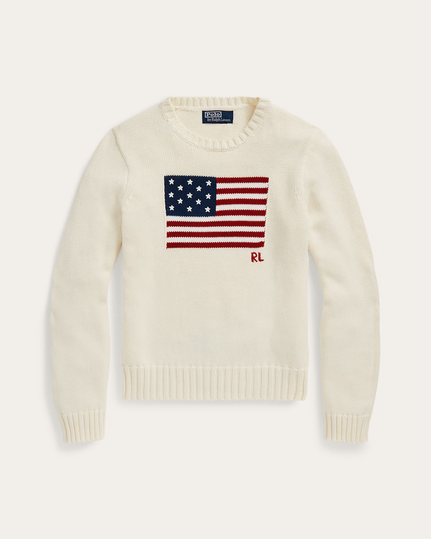 Polo Ralph Lauren Cotton American Flag Knit for Women  with Sizes Small Medium Large